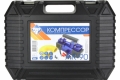 Компрессор 2-поршневой Nova Bright АК-90 — мет. корпус, эл манометр, в кейсе, 12В, LED-фонарь