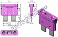 Индикаторные предохранители Carax ATP CRX-7103 с диодной индикацией (светодиод загорается, если предохранитель перегорает)