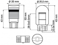    MTF-Light  W21-5W ( ) -  ,   ,   ,  - 1 