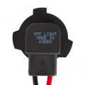 Ксеноновая лампа MTF Light с цоколем H10 4300K (1 шт.) - яркий бело-желтый свет, световой поток около 2600-3200 лм, срок службы около 2000 часов, блокировка УФ-лучей, вибрационная стойкость, кварцевое стекло