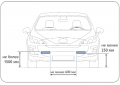 Ходовые огни Вымпел DRL-SM-8 с функцией повторителя поворота - 8 ярких светодиодов, низкое энергопотребление, рабочая температура от -30 до +50 градусов