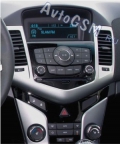 Переходная рамка 2-DIN Carav 11-407 для автомобиля Chevrolet Cruze 2009-2012 (Silver)