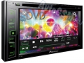 Автомагнитола (CD-ресивер) Pioneer AVH-170G - 6.2-дюймовый сенсорный дисплей, разъем AUX, поддержка DVD, CD, USB, возможность подключения камеры, зеленая подсветка кнопок, современный дизайн