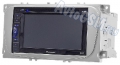 Переходная рамка 2-DIN Carav 11-416 (серебристый цвет) для Ford (Focus II, Mondeo 2007-2011, S-Max, C-Max 2007-2011, Galaxy II 2006-2011, Kuga 2008-2012)