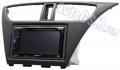 Переходная рамка 2-DIN Carav 11-344 для Honda Civic 2012+ (руль справа, кузов hatchback)