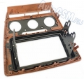 Переходная рамка 2-DIN Carav 11-206 Wooden для Skoda Octavia 2008-2013 (без климат-контроля)