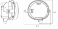 Светодиодные противотуманные фары MTF Light FL12MZ для Mazda - оптическая линза, цветовая температура 5000K, мощность 10 Вт, штатная установка