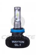 Комплект светодиодных ламп Wayton GL-1 H11 2400Lm (1109016) 2 шт. - суммарная мощность 30 Вт, общий световой поток 2400 лм, угол свечения 360 град., светодиоды Seoul CSP