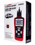 Автосканер проводной KONNWEI KW 809 - поддержка OBD II и VAG протоколов, ЖК-дисплей, чтение и стирание кодов неисправностей