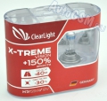 Комплект галогенных ламп Clearlight X-treme Vision H7 +150% Light 12V 55W 2 шт.