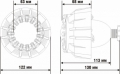 Комплект биксеноновых линз Xenite L-16 4300К (1006006) 2 шт. - диаметр 2.5 дюйма, работа в режиме ближнего и дальнего света, для фар с цоколями Н4 и Н7, формирование четкой и широкой границы света