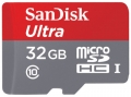 Карта памяти microSDHC SanDisk Ultra 32Gb Class10 UHS-I 80Mb/s (SDSQUNS-032G-GN3MN)