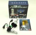 Светодиодная лампа NTS-auto X3 LED Headlight H7 - большой срок эксплуатации, угол свечения 360 гр. , низкое энергопотребление