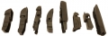   ASM 206404 (430 , 17'') -  , 8  (hook, side pin 22 mm, side pin 17 mm, push button, pinch tab, bayonet arm, claw, slim-top),  