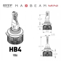 Светодиодные лампы MTF Light MaxBeam Mini HB4(9006) 12V 45W 4500lm 6000K