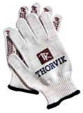 Thorvik TRV-2-5510 Перчатки трикотажные Thorvik с точечным полимерным покрытием, модель Экстра, х/б, 10 класс вязки, размер 10