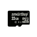 Карта памяти microSDHC smartbuy Class10 UHS-I 32 Gb (без адаптера) SB32GBSDCL10-00