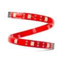 Набор светодиодной подсветки MTF-Light Slim SMD5050 Red (красная подложка) - компактный контроллер, 5 динамических режимов, 8 уровней настройки яркости статической подсветки, 6 уровней скорости динамических режимов,  функция сохранения последнего режима