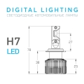 Светодиодные лампы MTF LIGHT DIGITAL LIGHTING Н7/Н18, 12V, 55W, 4500lm, 3000-7000K