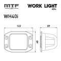   MTF LIGHT WH40i -  STYLE 12-36V, 40W, 3000lm, ECE R10, , , .